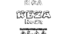 Coloriage Reza