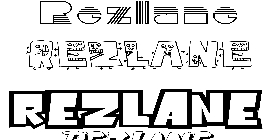 Coloriage Rezlane