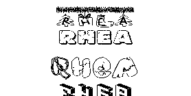 Coloriage Rhea