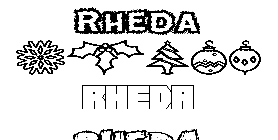Coloriage Rheda