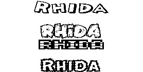 Coloriage Rhida