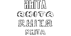 Coloriage Rhita