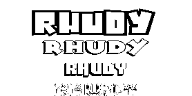 Coloriage Rhudy