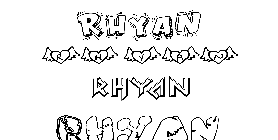 Coloriage Rhyan