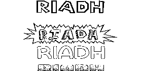 Coloriage Riadh