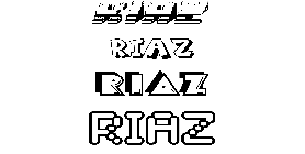 Coloriage Riaz