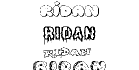 Coloriage Ridan