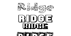 Coloriage Ridge