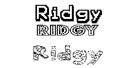 Coloriage Ridgy