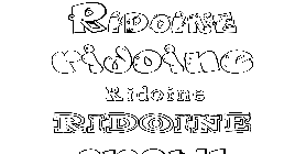 Coloriage Ridoine