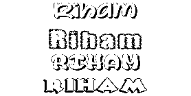 Coloriage Riham