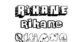 Coloriage Rihane