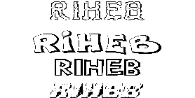 Coloriage Riheb