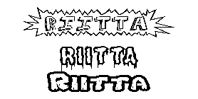 Coloriage Riitta