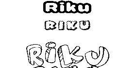 Coloriage Riku