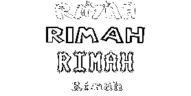 Coloriage Rimah