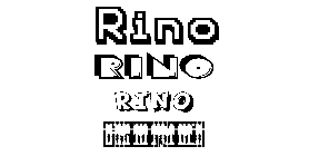 Coloriage Rino