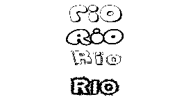 Coloriage Rio