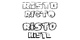 Coloriage Risto