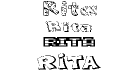 Coloriage Rita