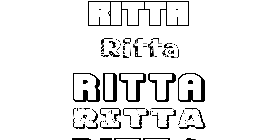 Coloriage Ritta