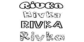 Coloriage Rivka