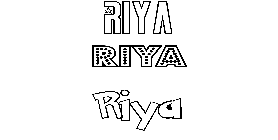 Coloriage Riya
