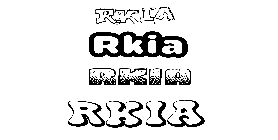 Coloriage Rkia