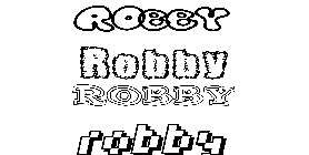 Coloriage Robby