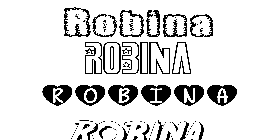 Coloriage Robina