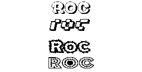 Coloriage Roc