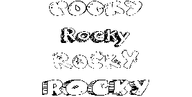 Coloriage Rocky