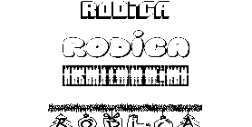 Coloriage Rodica