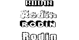 Coloriage Rodin