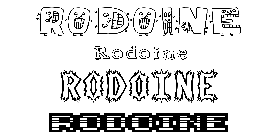 Coloriage Rodoine