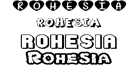 Coloriage Rohesia