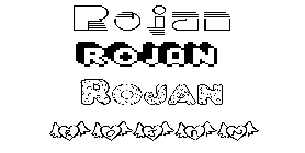 Coloriage Rojan