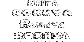 Coloriage Rokhya