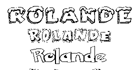 Coloriage Rolande