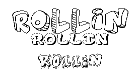 Coloriage Rollin