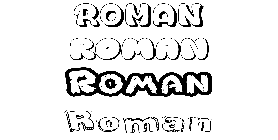 Coloriage Roman