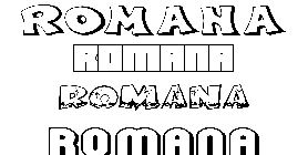 Coloriage Romana