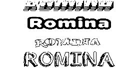Coloriage Romina