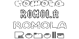 Coloriage Romola