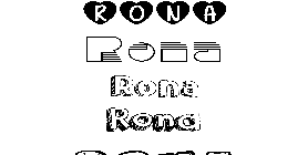 Coloriage Rona