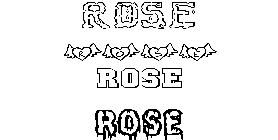 Coloriage Rose