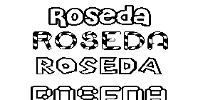 Coloriage Roseda