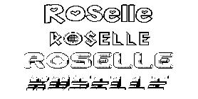 Coloriage Roselle