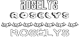 Coloriage Roselys