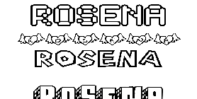 Coloriage Rosena